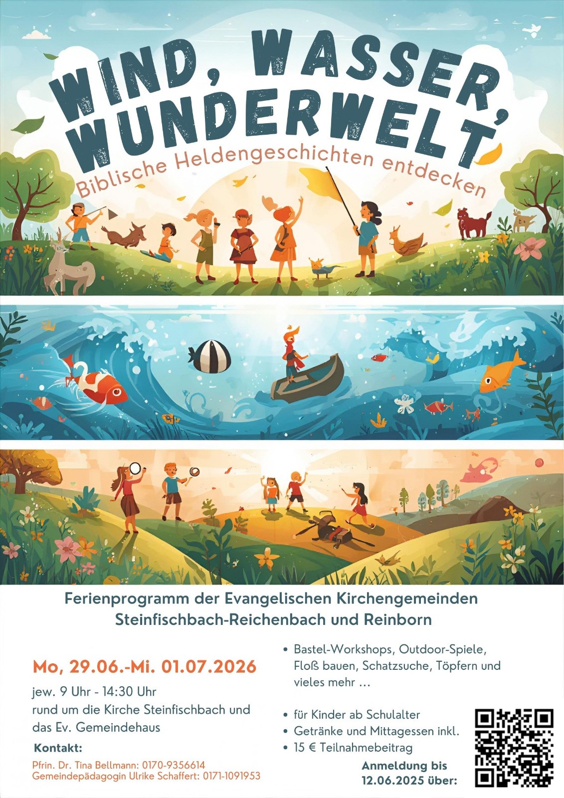 Ferienprogramm der ev. Kirchengemeinden Steinfischbach-Reichenbach und Reinborn